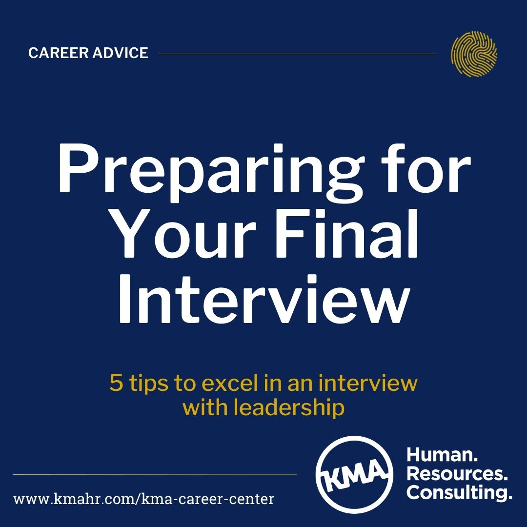 Primary for your final interview