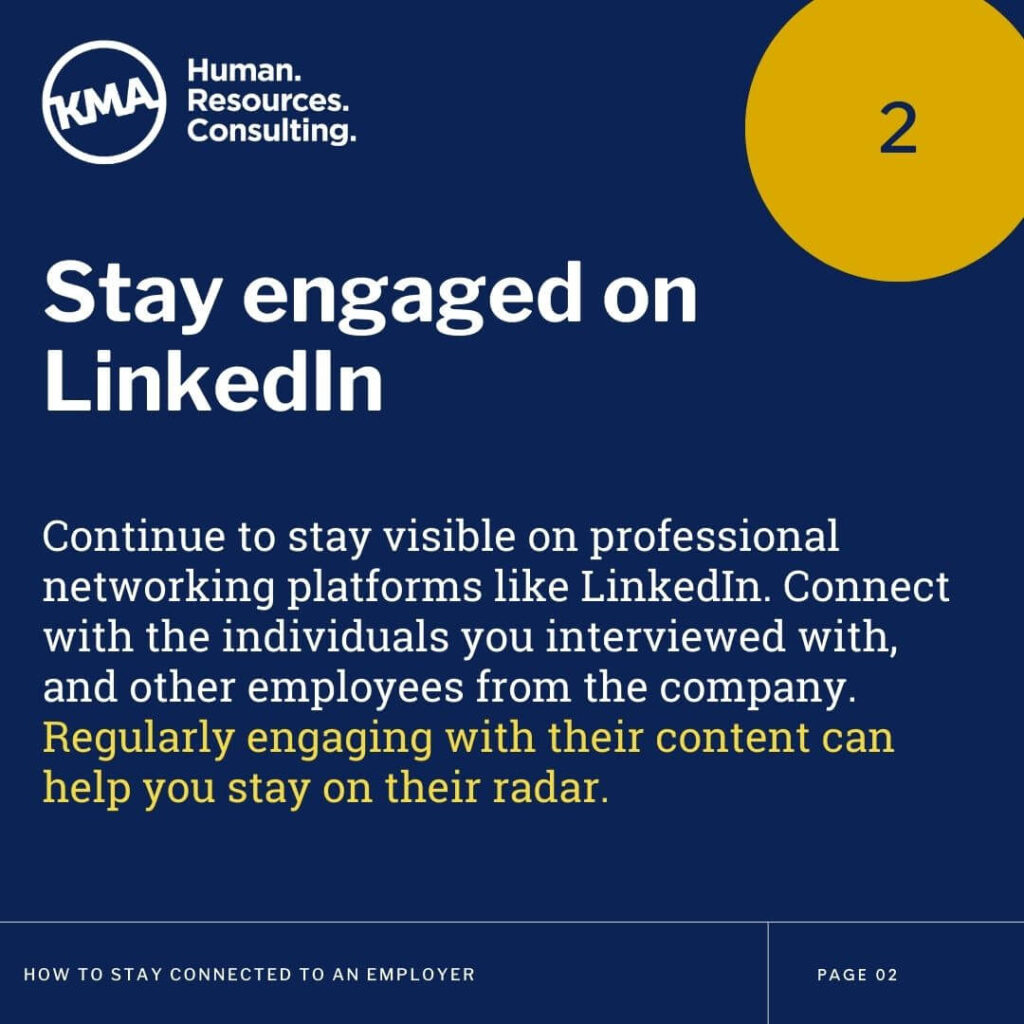 Stay engaged on LinkedIn