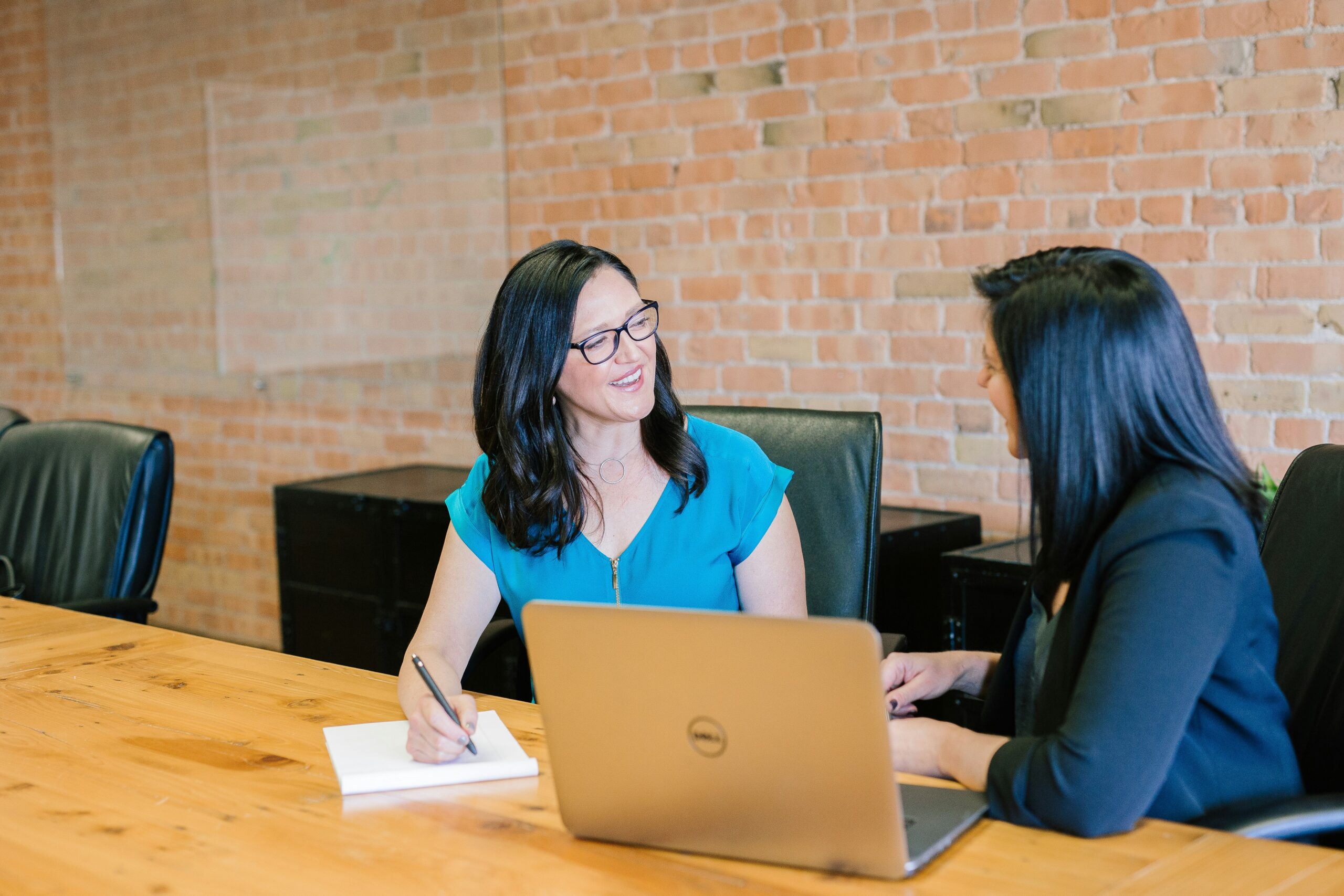 image of two women in a job interview